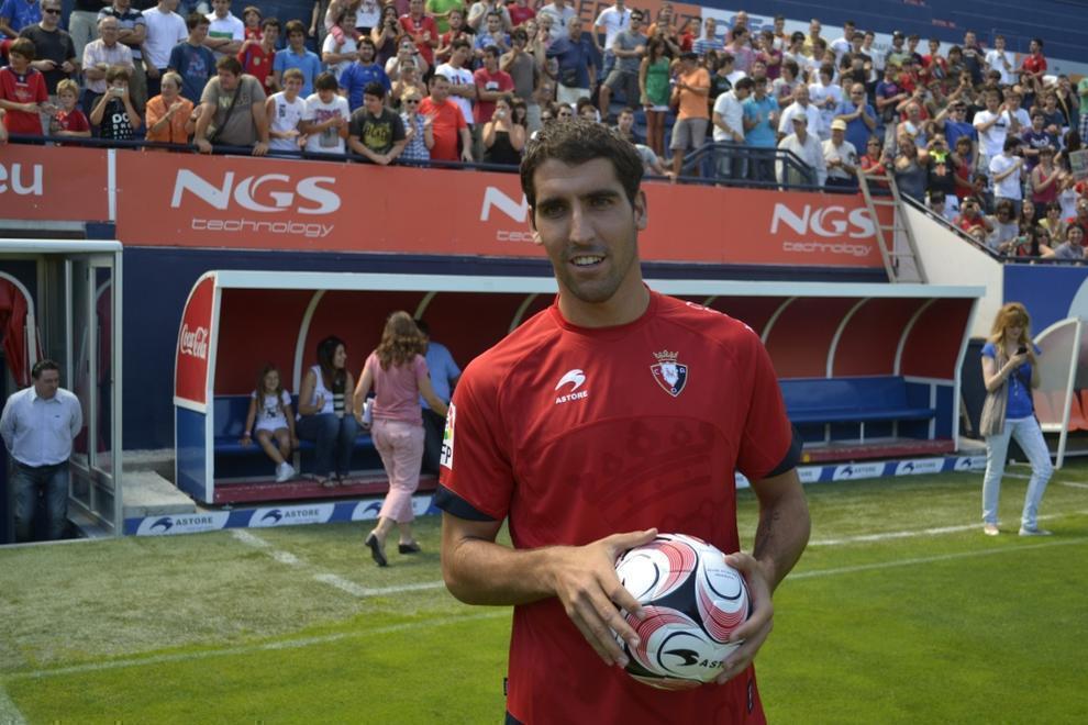 Raúl García se forjó en la cantera osasunista de Tajonar, de las categorías base al primer equipo